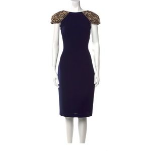 Badgley Mishka Blue Bateau Dress